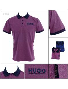 Kaos Kerah Cowok Lengan Pendek Hugo M-XL