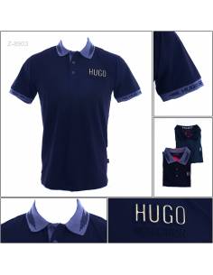 Kaos Kerah Cowok Lengan Pendek Hugo M-XL