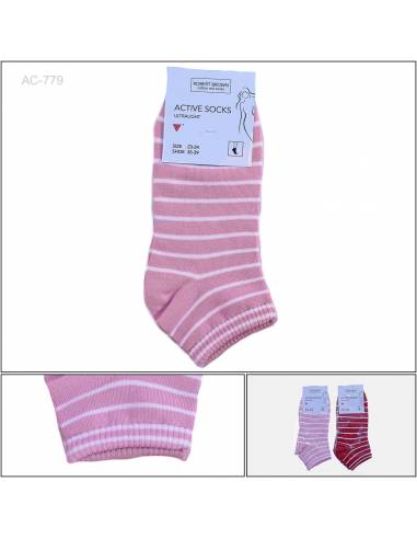 Kaos Kaki/Socks Pendek Cewek Robert Brown