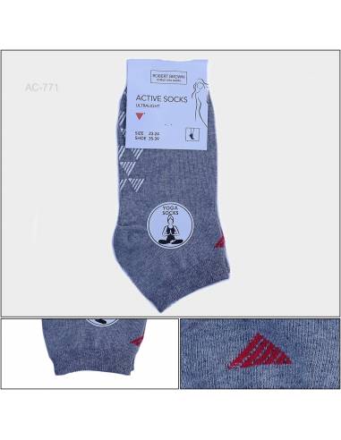 Kaos Kaki/Socks Pendek Cewek Robert Brown