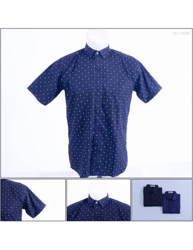 Kemeja Cowok Lengan Pendek Fever