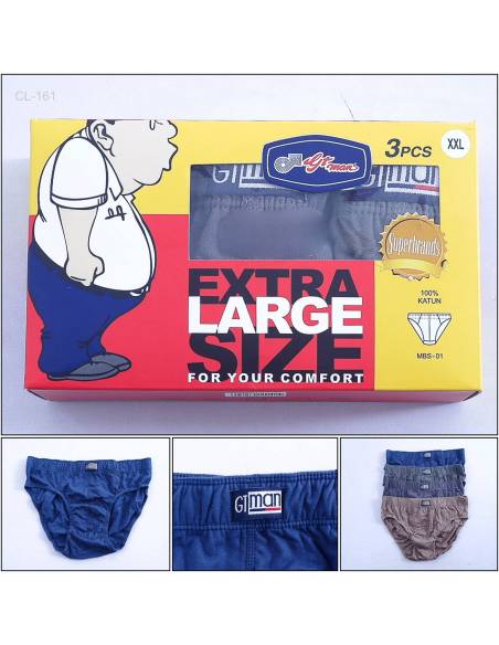 Celana Dalam Cowok Brief Gt Man 2XL-4XL