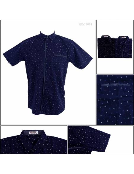 Kemeja Cowok Lengan Pendek Fever M-XL