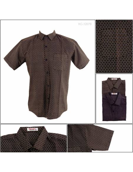 Kemeja Cowok Lengan Pendek Fever M-XL