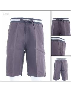 Celana Pendek Katun Cowok Rib Kolor Must Evan's M-XL