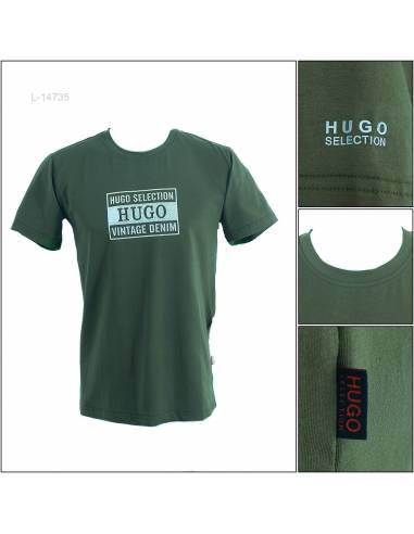 Kaos Oblong Cowok Lengan Pendek Hugo M-L