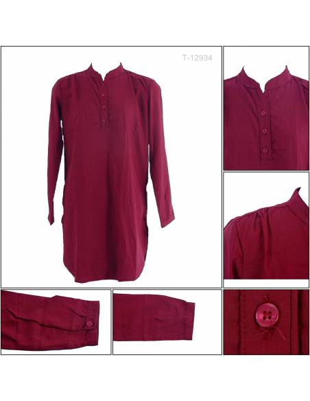 Atasan Cewek Lengan Pendek Red Up L-XXL