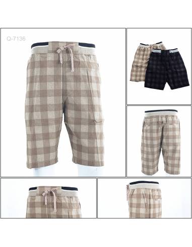 Celana Pendek Katun Cowok Rib Kolor Maxmillian...