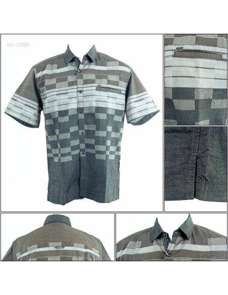 Kemeja Cowok Reguler Lengan Pendek Cardinal M-XL