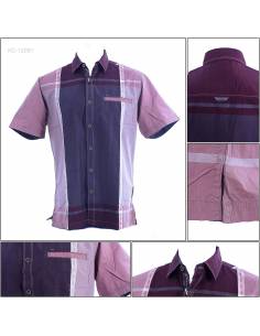 Kemeja Cowok Reguler Lengan Pendek Cardinal M-XL