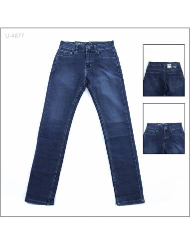 Celana Panjang Jeans Cowok Slim Fit Triple 33-38