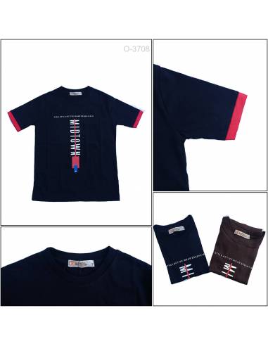 Kaos Anak Cowok Lengan Pendek Maxmillian 7-9