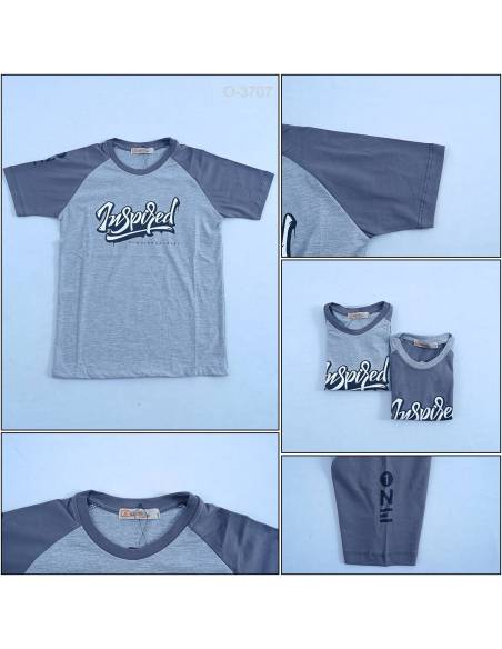 Kaos Anak Cowok Lengan Pendek Maxmillian 7-9