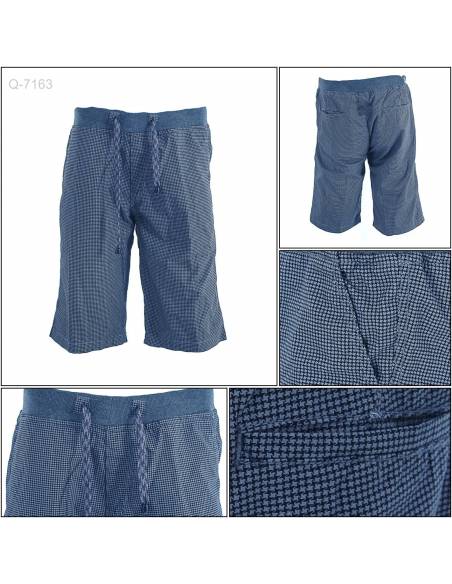 Celana Pendek Katun Cowok Rib Kolor Muscle Fit M-2XL