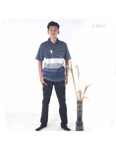 Kaos Kerah Cowok Lengan Pendek Calcio M-XL