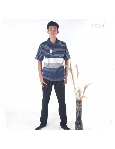 Kaos Kerah Cowok Lengan Pendek Calcio M-XL