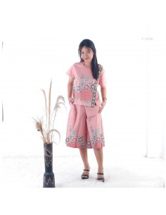 Atasan Batik Cewek Lengan Pendek Model Crop Tasya Allz 2