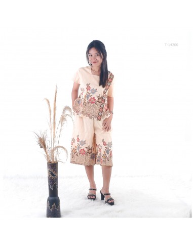 Atasan Batik Cewek Lengan Pendek Model Crop...