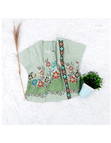 Atasan Batik Cewek Lengan Pendek Model Crop...