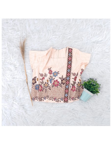 Atasan Batik Cewek Lengan Pendek Model Crop Tasya Allz