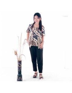 Batik Cewek Lengan Pendek Crop Tasya Allz
