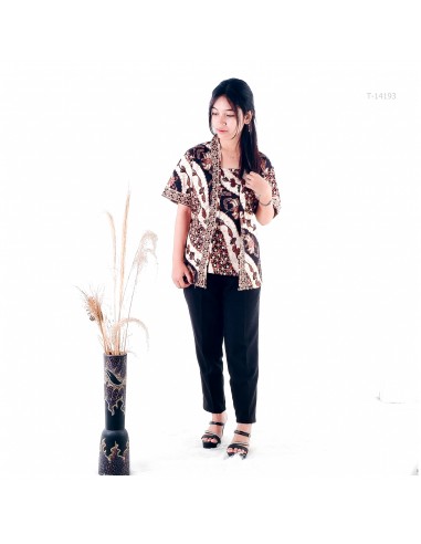 Batik Cewek Lengan Pendek Crop Tasya Allz