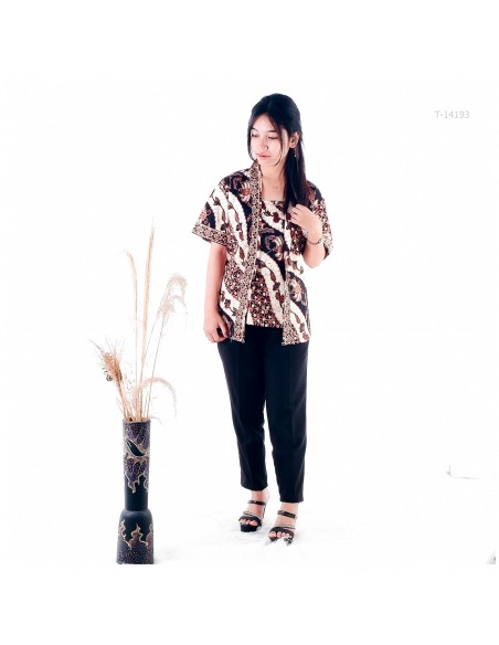 Batik Cewek Lengan Pendek Crop Tasya Allz