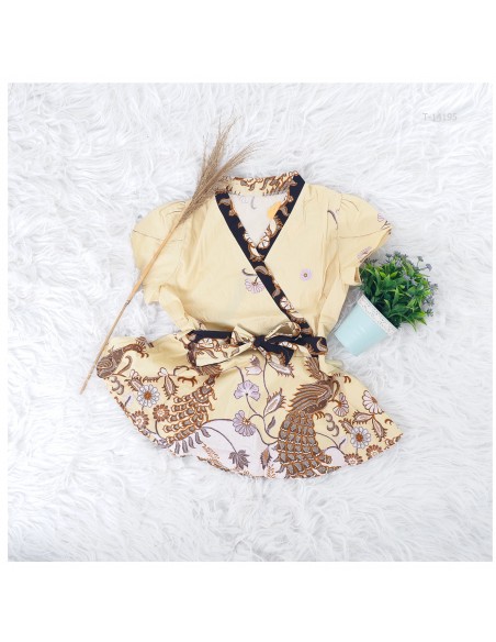 Atasan Batik Cewek Lengan Pendek Pita Tasya Allz