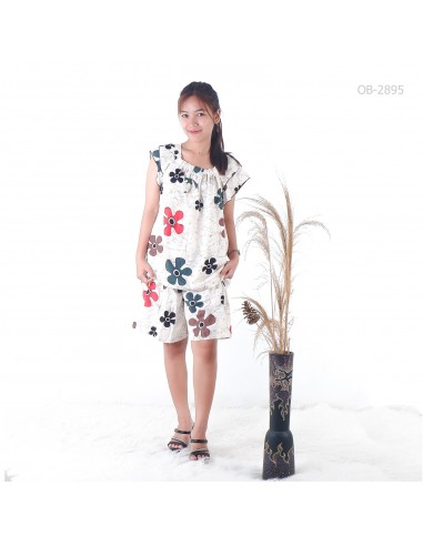 Setelan Hot Pans Motif Bunga Campur Marisa All...