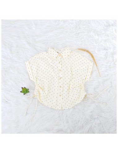 Atasan Crop Lengan Pendek Motif Love Nathaniah...