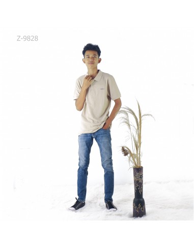 Kaos Kerah / Kaos Wangky Lengan Pendek Cowok...