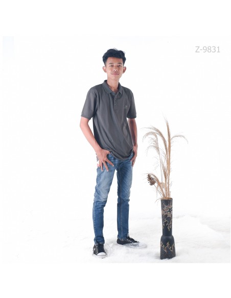 Kaos Kerah / Kaos Wangky Lengan Pendek Cowok Picasso M-XL