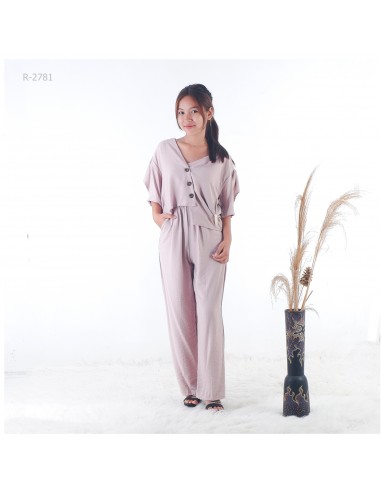 Setelan Baju Cewek Lengan Bolong  XL