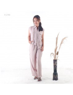 Setelan Cewek Lengan Kutungan/Tanpa Lengan XL 2