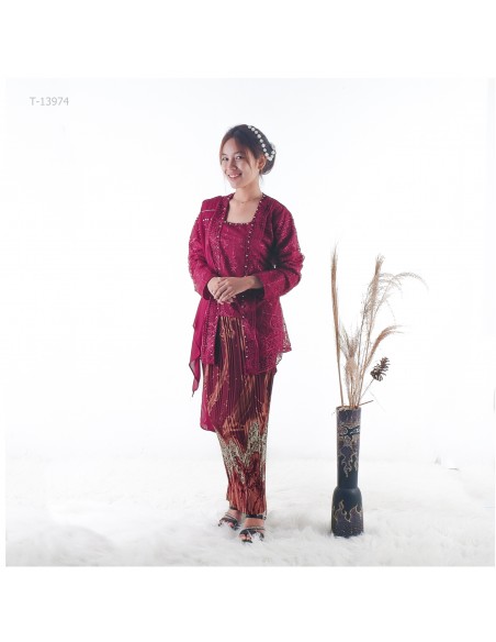 Atasan Brokat Cewek Model Kutu Baru GB Fashion