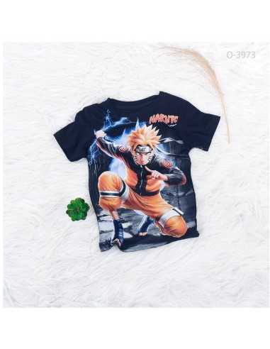 Kaos Anak Cowok Motif Naruto Spurs 4-8