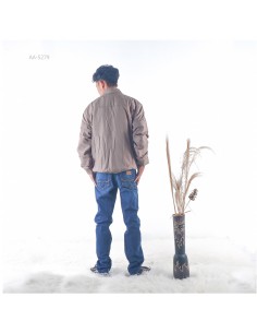 Jaket Parasit Cowok Lengan Panjang Gaz R Taupe 2L-4L 2