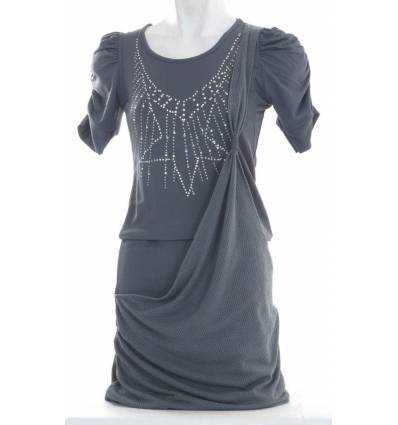 Dress Cewek Lengan Pendek AJ MODE