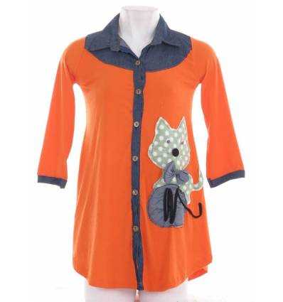 Atasan Kerah  Anak Cewek Lengan Panjang   JOIE