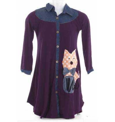 Atasan Kerah  Anak Cewek Lengan Panjang   JOIE