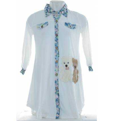 Kaos Kerah Anak Cewek Lengan Panjang JOIE 