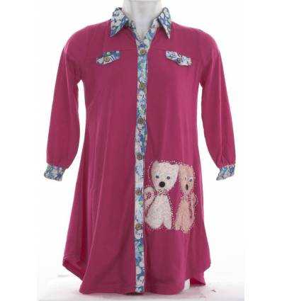 Kaos Kerah Anak Cewek Lengan Panjang JOIE 