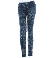 Celana Jeans Panjang Motif Sembur Cewek GUESS