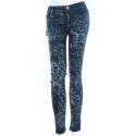 Celana Jeans Panjang Motif Sembur Cewek GUESS