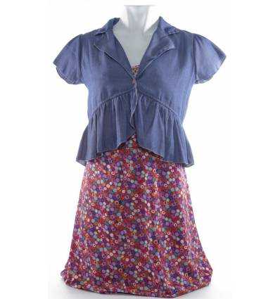 Dress Dengan Bolero Cewek Satine All Size