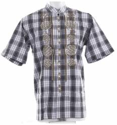 Kemeja Muslim Cowok Lengan Pendek Madeira 