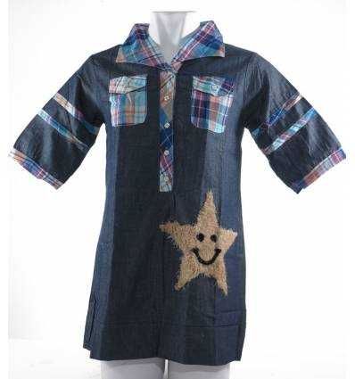 Atasan Cewek Lengan 3/4 QueenTin All Size