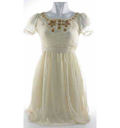 Dress Pesta Cewek Lengan Pendek All Size