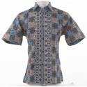 Kemeja Batik Cowok Lengan Pendek Dixmont