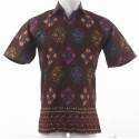 Kemeja Batik Cowok Lengan Pendek Colombus